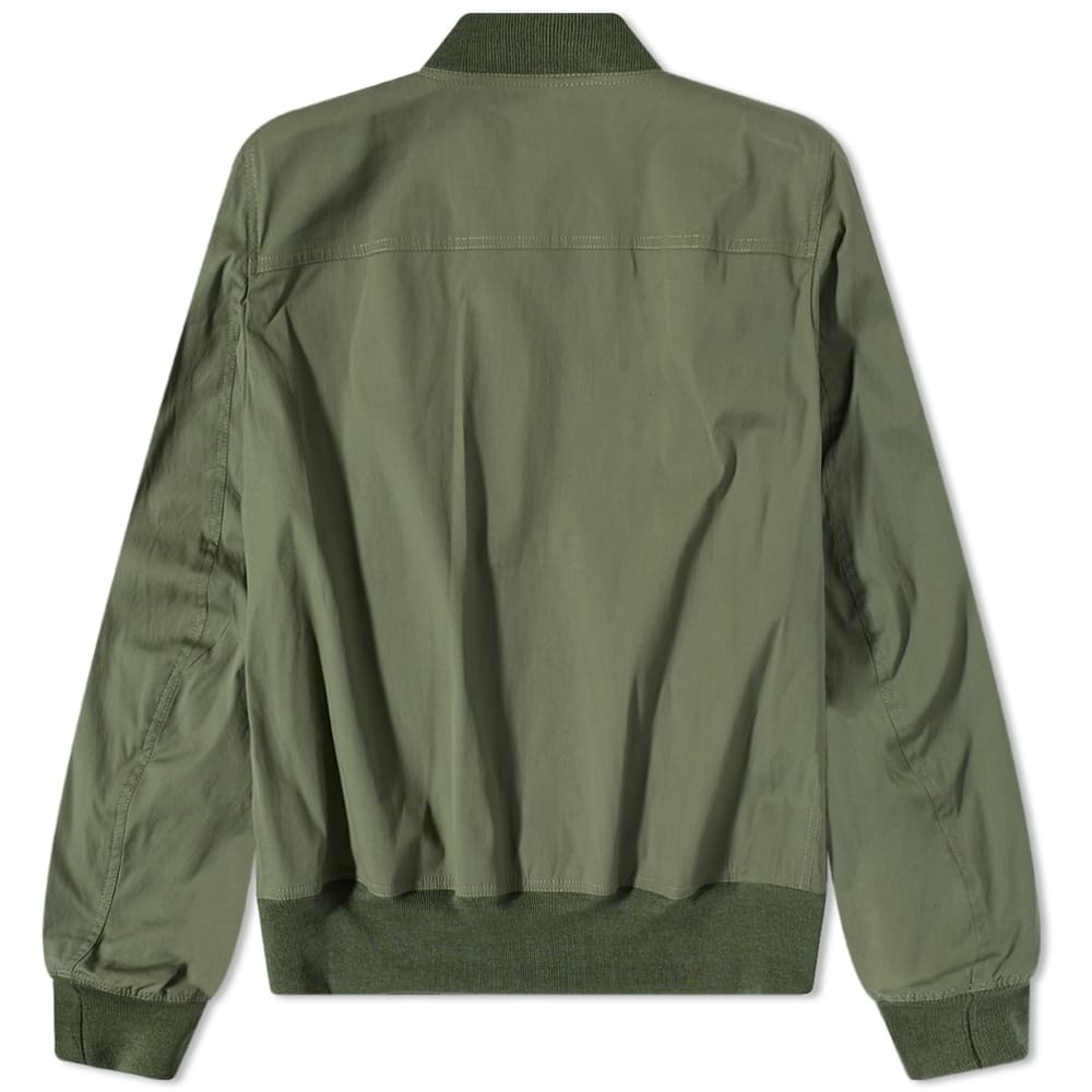 Rick Owens Men's Bauhaus Flight Jacket in Moss Rick Owens