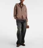 Brunello Cucinelli Cotton jersey zip-up hoodie