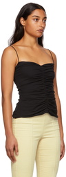 Khaite Black Shelly Tank Top