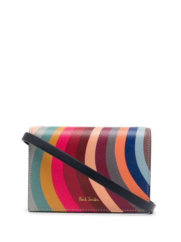 Photo: PAUL SMITH - Swirl Leather Crossbody Wallet