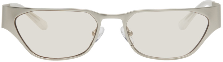 Photo: A BETTER FEELING Silver Echino Sunglasses