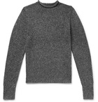 Sid Mashburn - Slim-Fit Mélange Merino Wool-Blend Sweater - Gray