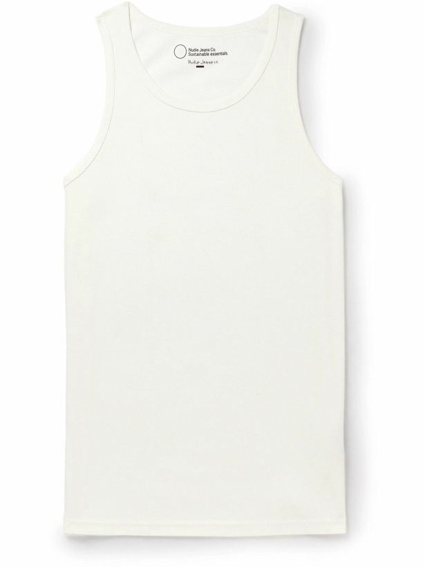 Photo: Nudie Jeans - Slim-Fit Organic Cotton-Jersey Tank Top - Neutrals