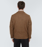 Barena Venezia Berico houndstooth wool-blend overshirt