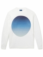 Blue Blue Japan - Printed Cotton-Jersey T-Shirt - White