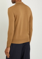 Aurélien Wool Polo Shirt Caramel