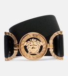 Versace Medusa '95 leather-trimmed belt
