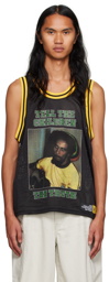 Online Ceramics Black Basketball Tank Top