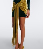 Retrofête Jackson velvet minidress