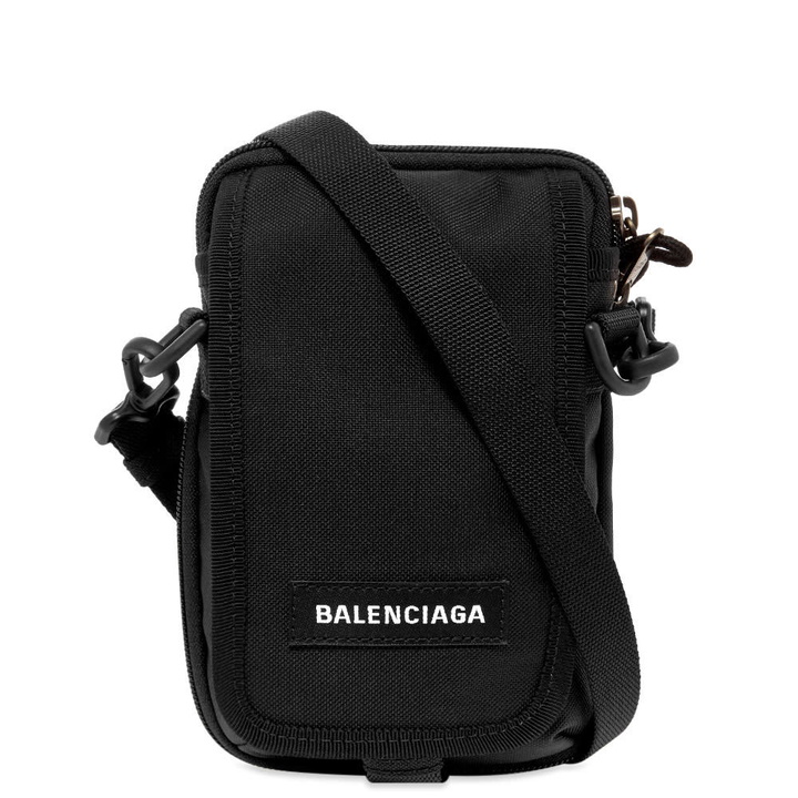 Photo: Balenciaga Explorer Nylon Logo Cross Body Bag