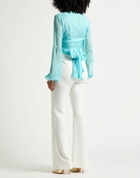 Chiara Boni La Petite Robe Womens Top in Turquoise