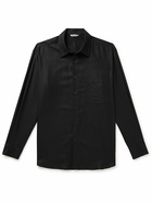 Auralee - Wool-Twill Shirt - Black