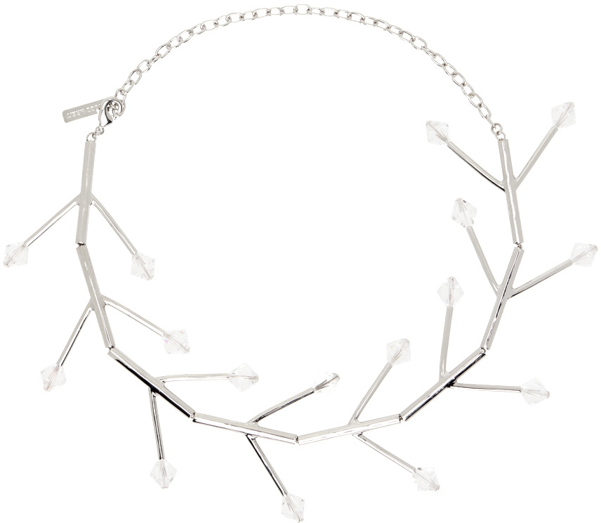 HUGO KREIT Silver Wishbone Necklace