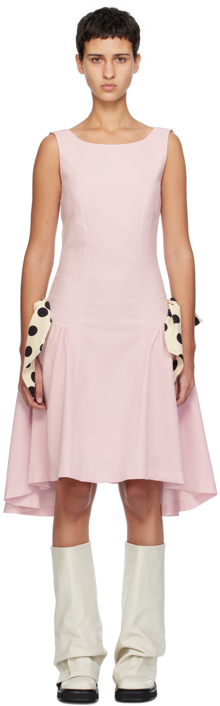 Caro Editions Pink Margrethe Mini Dress