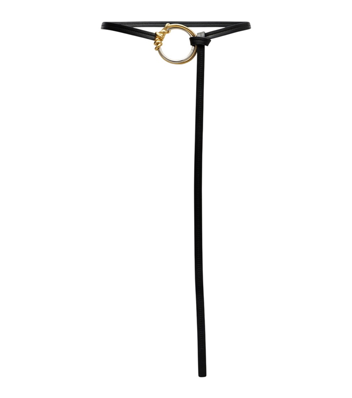 Photo: Bottega Veneta Knot Ring leather belt