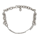 Versus Silver Logo Choker