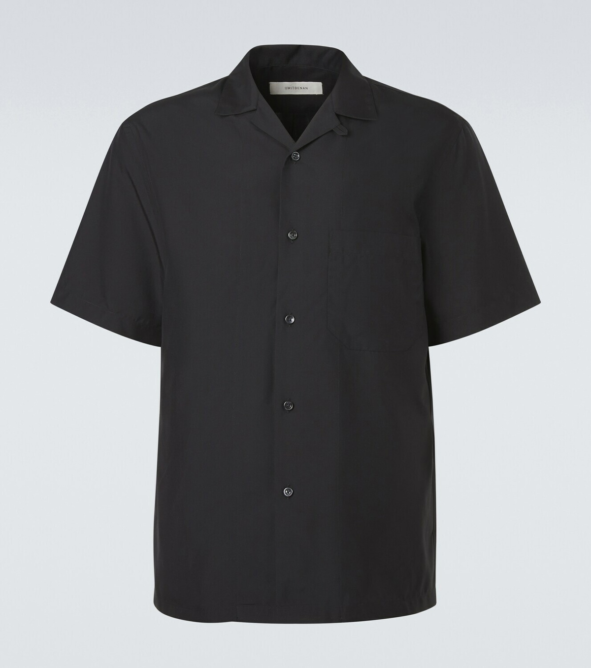 Umit Benan Havana silk bowling shirt