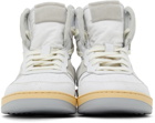 Rhude White & Grey Rhecess Hi Sneakers