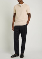 PS Paul Smith Textured Cotton Polo Shirt Ecru