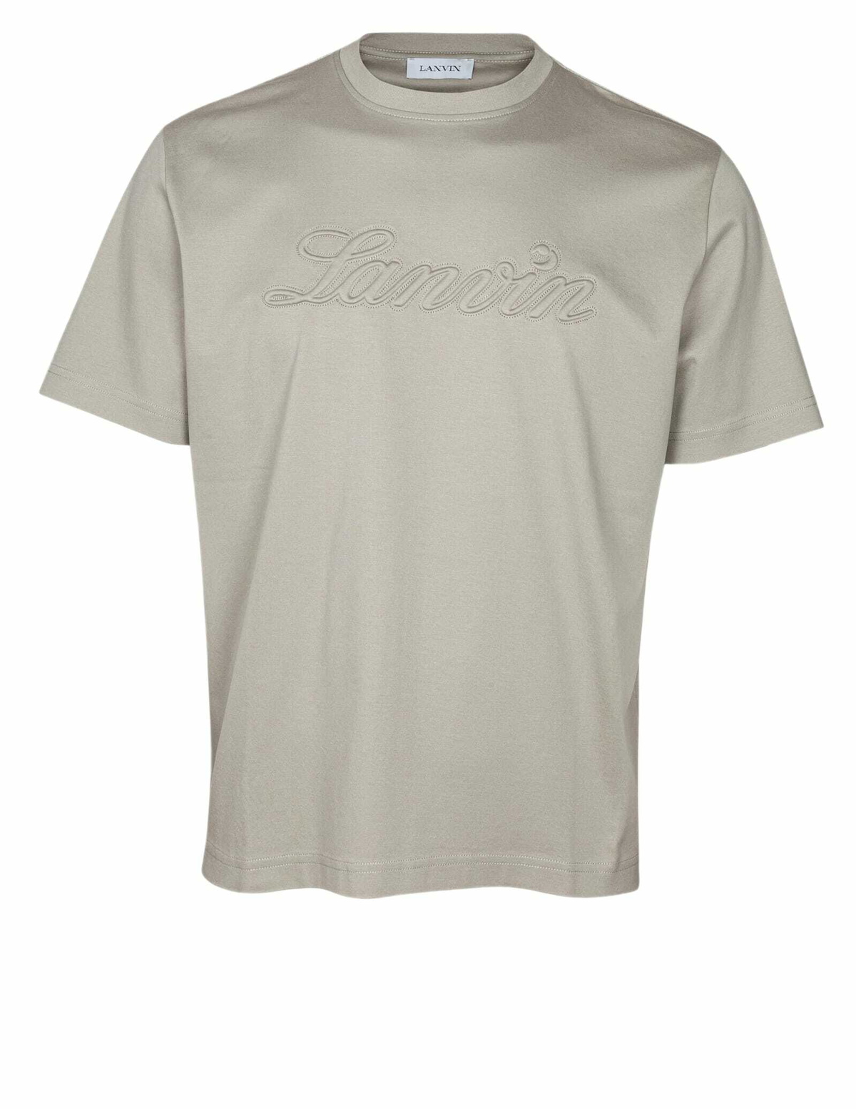 Lanvin Gray Classic Curb T-Shirt Lanvin
