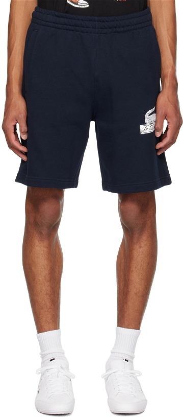Photo: Lacoste Navy Relaxed-Fit Shorts