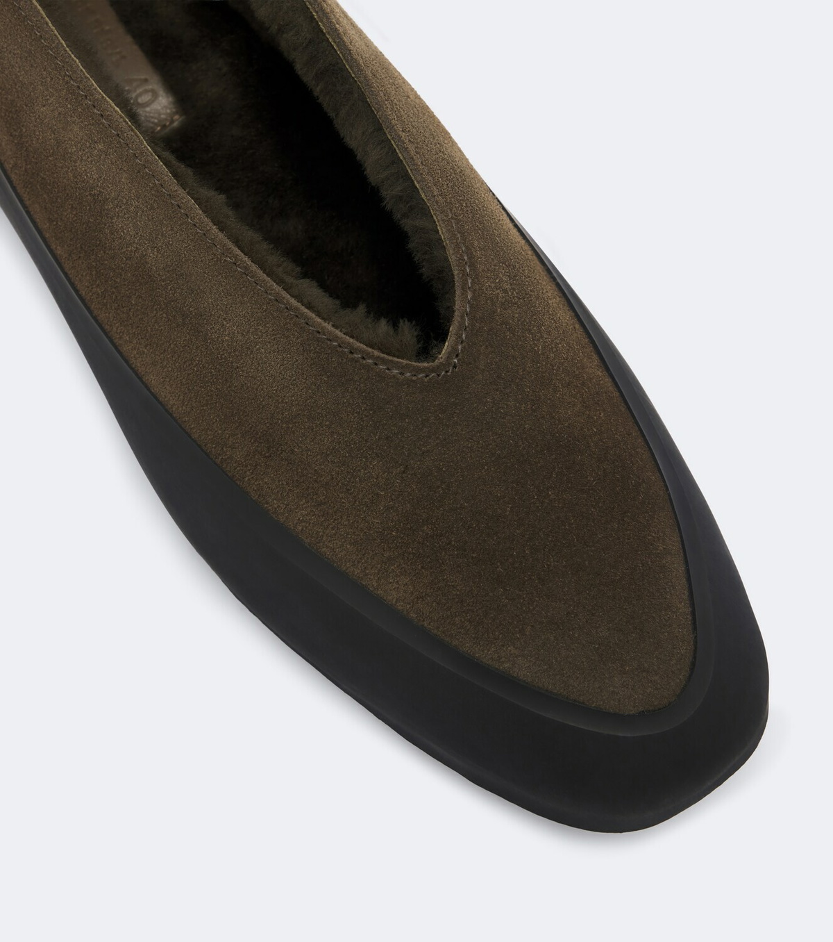 Le Monde Béryl Apres Ski shearling-lined suede ballet flats
