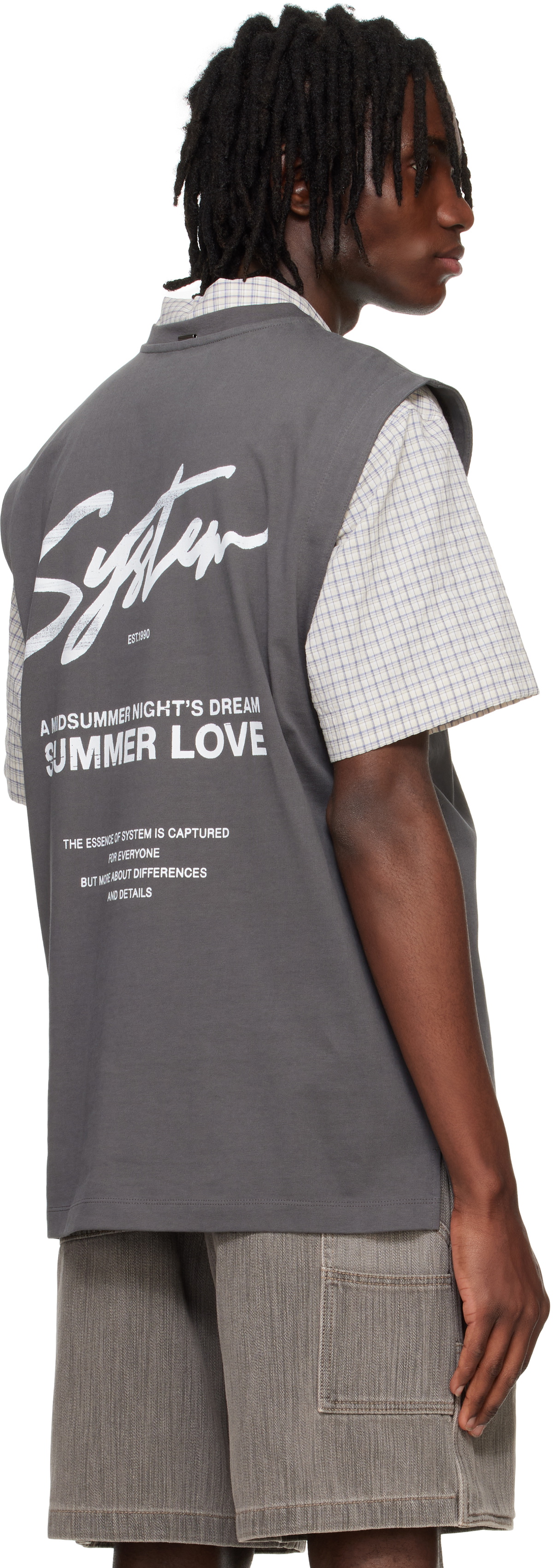 System Gray 25 Title Tank Top