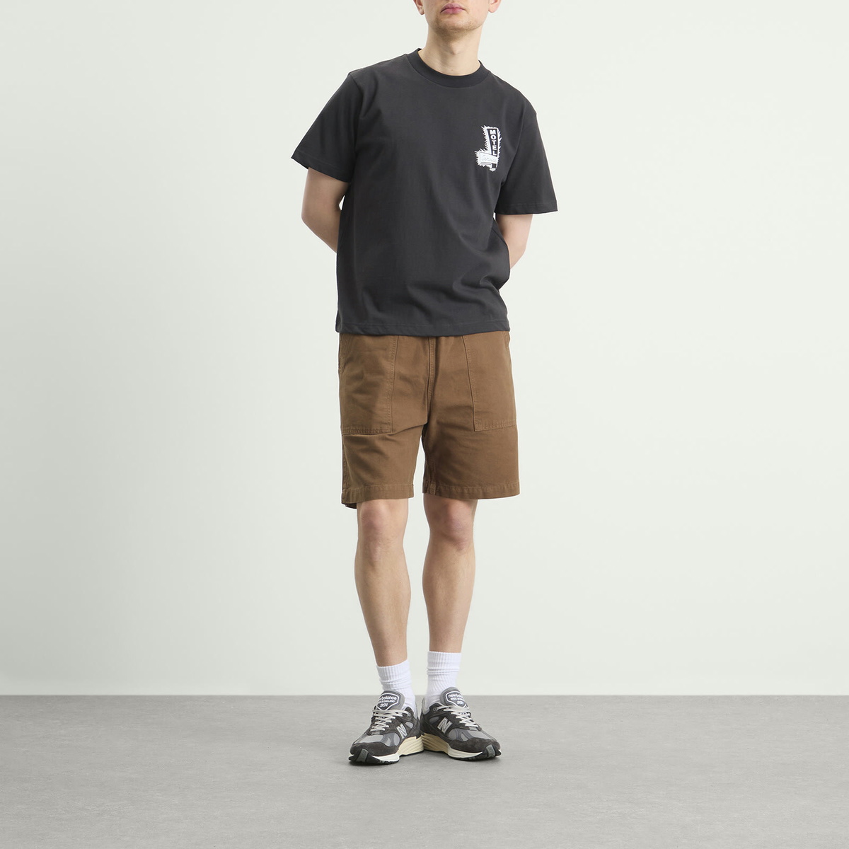 Service Works Men's Classic Chef Shorts in Bark