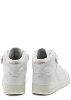 Saint Laurent Jefferson Panelled Leather Sneakers White 40 (IT40 / UK7), Saint Laurent Trainers, Ripped