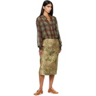 Dries Van Noten Tan Suede Mule Loafers