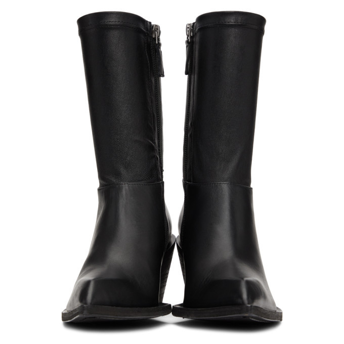 Haider Ackermann Black Chunky Low Boots