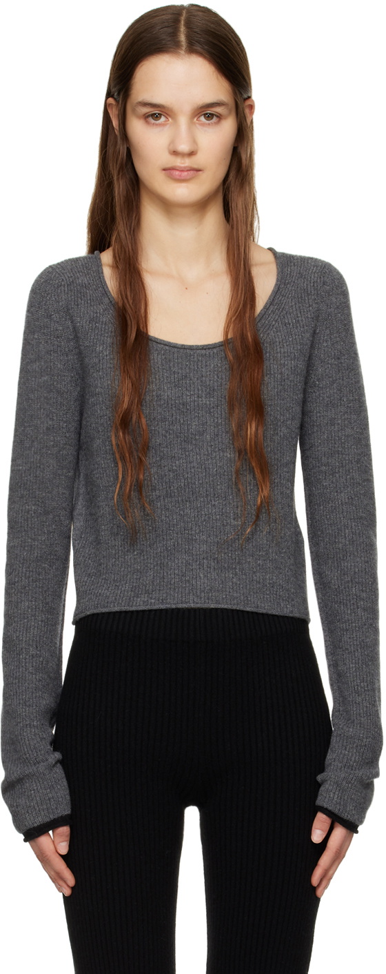 LISA YANG Gray 'The Zola' Sweater Lisa Yang
