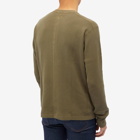 Rag & Bone Men's Long Sleeve Garment Dyed Waffle T-Shirt in Olive