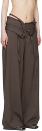Ottolinger Brown Double Fold Trousers