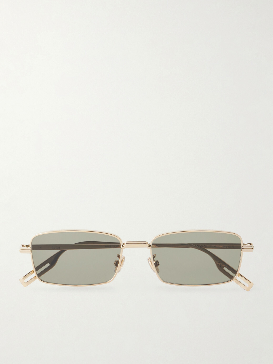 Dior Eyewear - DiorBlackSuit S21U Square-Frame Gold-Tone Sunglasses