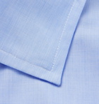 Etro - Cutaway-Collar Cotton-Poplin Shirt - Blue