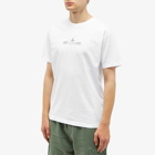 Stone Island Men's Stamp Centre Logo T-Shirt in White