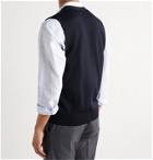 Canali - Merino Wool Sweater Vest - Blue