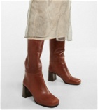 Prada Knee-high leather boots