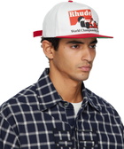 Rhude Red & White 'Rhude' Trophy Racing Cap