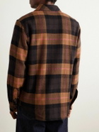 God's True Cashmere - Checked Cashmere Shirt - Orange