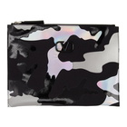 Valentino Black Valentino Garavani VLogo Camo Flat Pouch