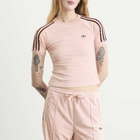 Adidas Women's Terry Towel T-Shirt in Sandy Pink