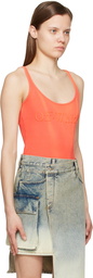 Off-White Orange Laundry Tank Top