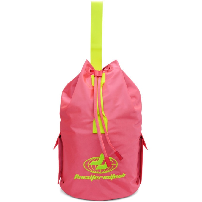 Photo: Juun.J Pink Logo Backpack