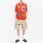 Jacquemus Men's Arty Sun Vacation Shirt in Red