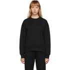 Toteme SSENSE Exclusive Black Silk Terry Sweatshirt