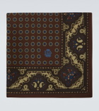 Dunhill Printed silk pocket square