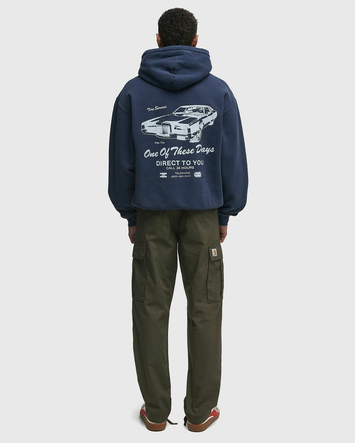 One of these Days TIRE SERVICE HOODY Black Men