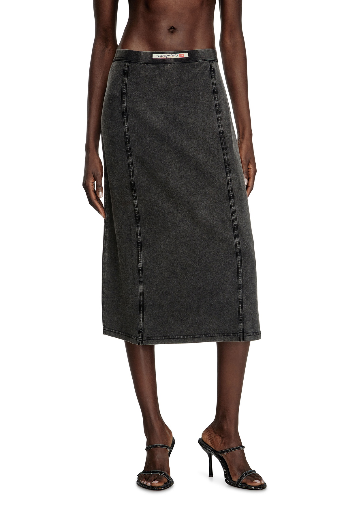 Diesel ディーゼル Black O-Venus Midi Skirt XS Diesel ディーゼル Black O-Venus Midi Skirt XS